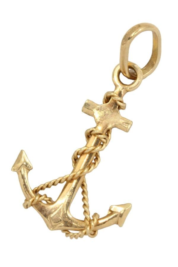 PENDENTIF ANCRE DE MARINE — vue 3