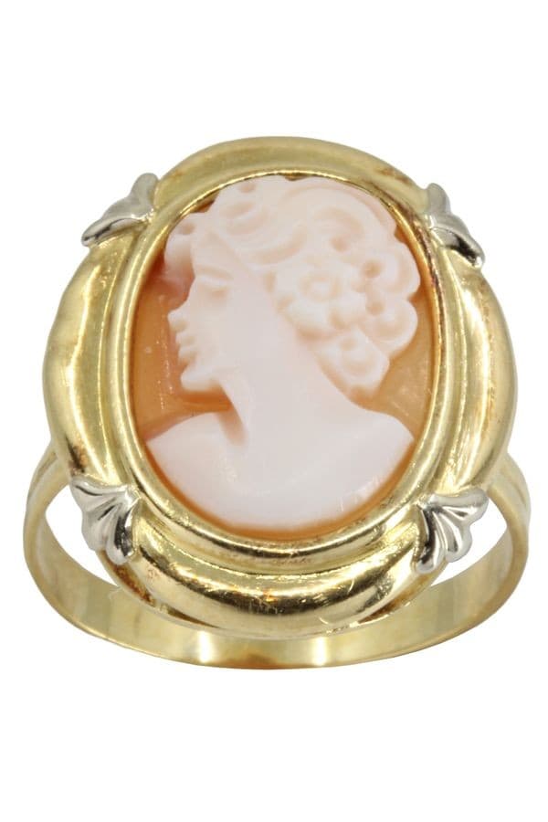 BAGUE ANCIENNE CAMÉE — vue 1