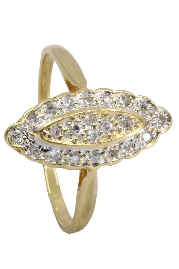 BAGUE MARQUISE DIAMANTS — vue 4