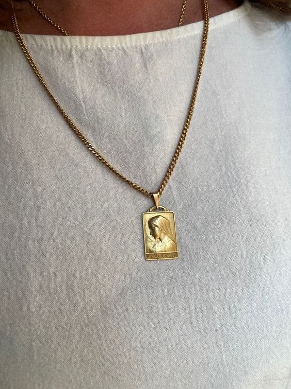 MÉDAILLE VIERGE SIGNÉE H.DROPSY — vue 2