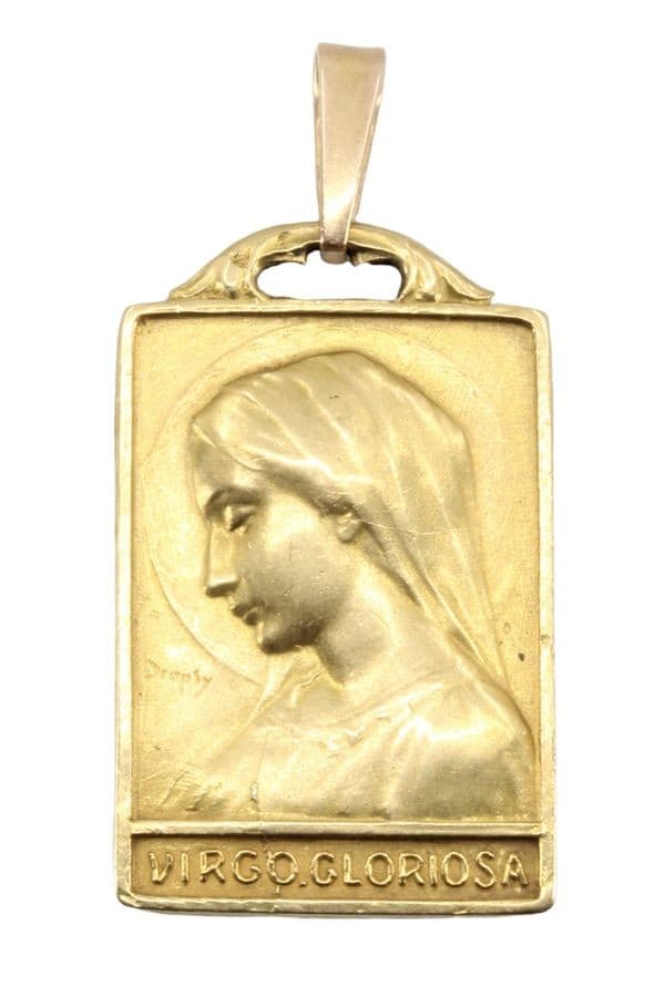 MÉDAILLE VIERGE SIGNÉE H.DROPSY
