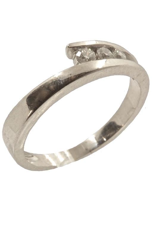 BAGUE TRILOGIE DIAMANTS — vue 2