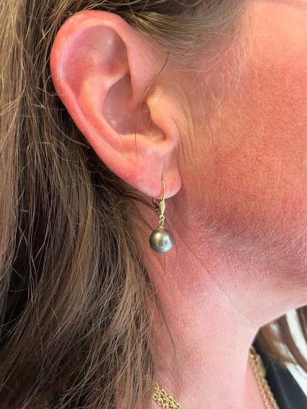 DORMEUSES PERLES DE TAHITI — vue 2