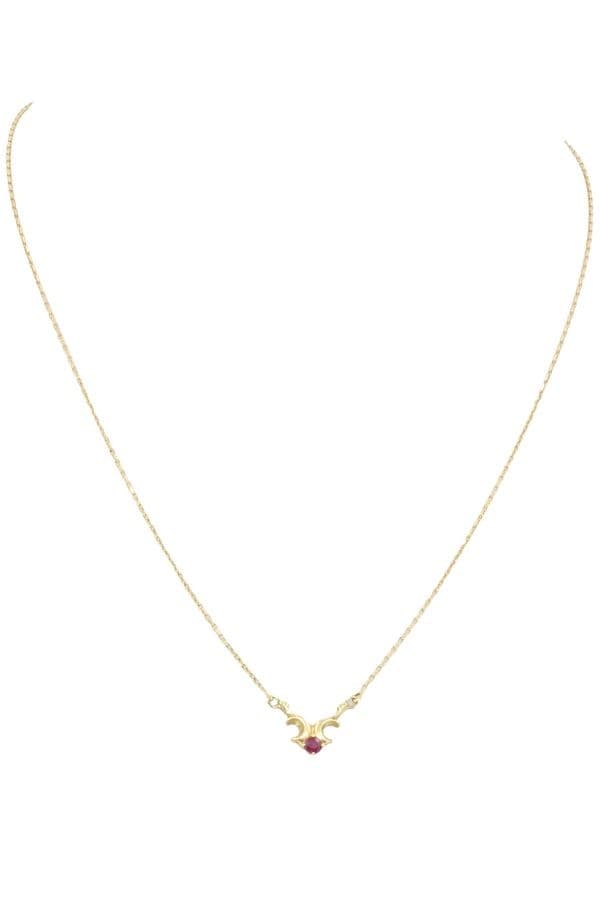 COLLIER MODERNE RUBIS — vue 1