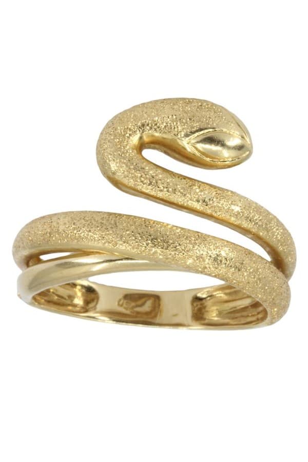 BAGUE MODERNE SERPENT — vue 1