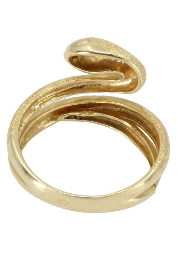 BAGUE MODERNE SERPENT — vue 6