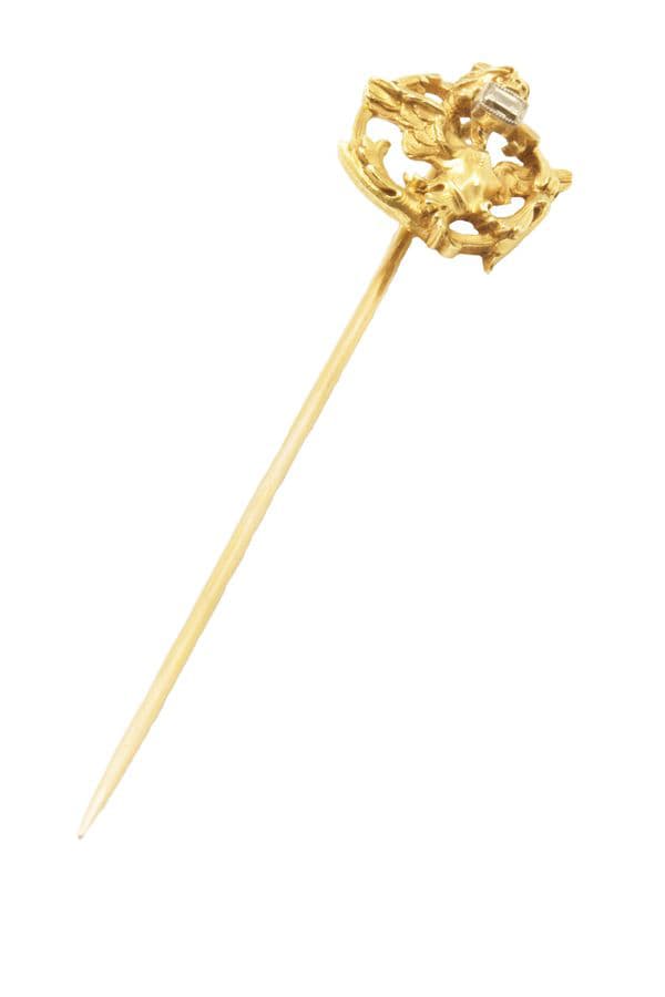 ÉPINGLE ANCIENNE CHIMÈRE — vue 1