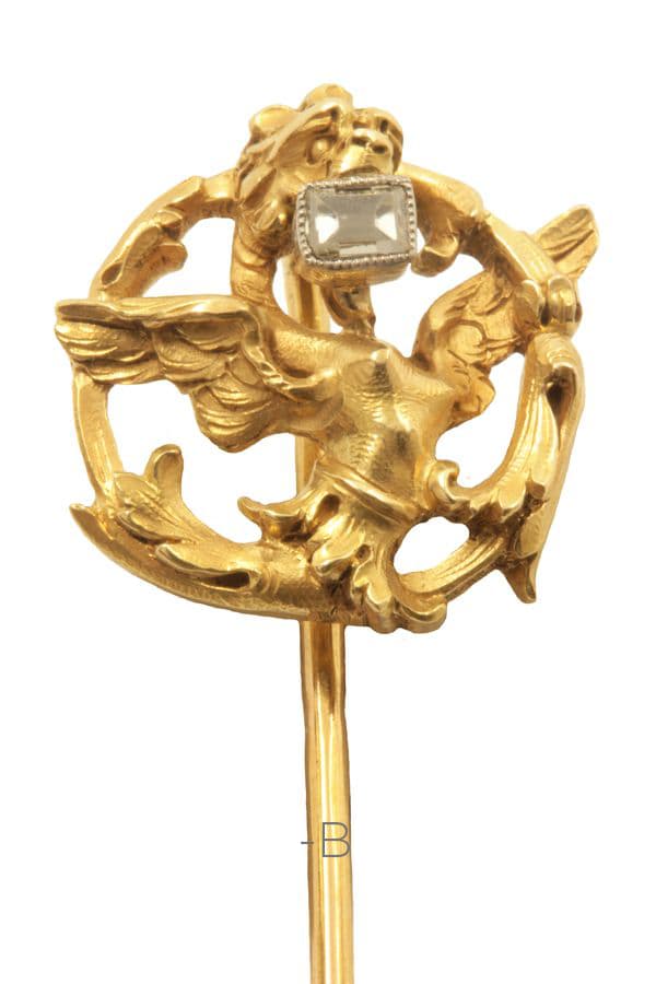 ÉPINGLE ANCIENNE CHIMÈRE — vue 2