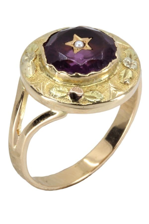 BAGUE AMÉTHYSTE NAPOLÉON III — vue 6