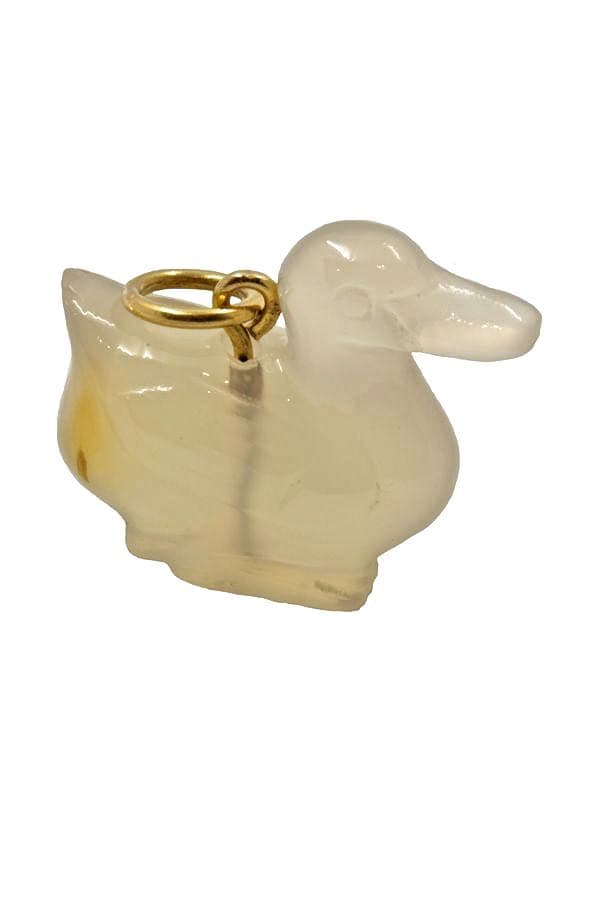 PENDENTIF CANARD VIETNAMIEN EN QUARTZ