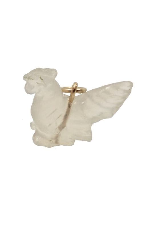 PENDENTIF COQ VIETNAMIEN EN QUARTZ — vue 2