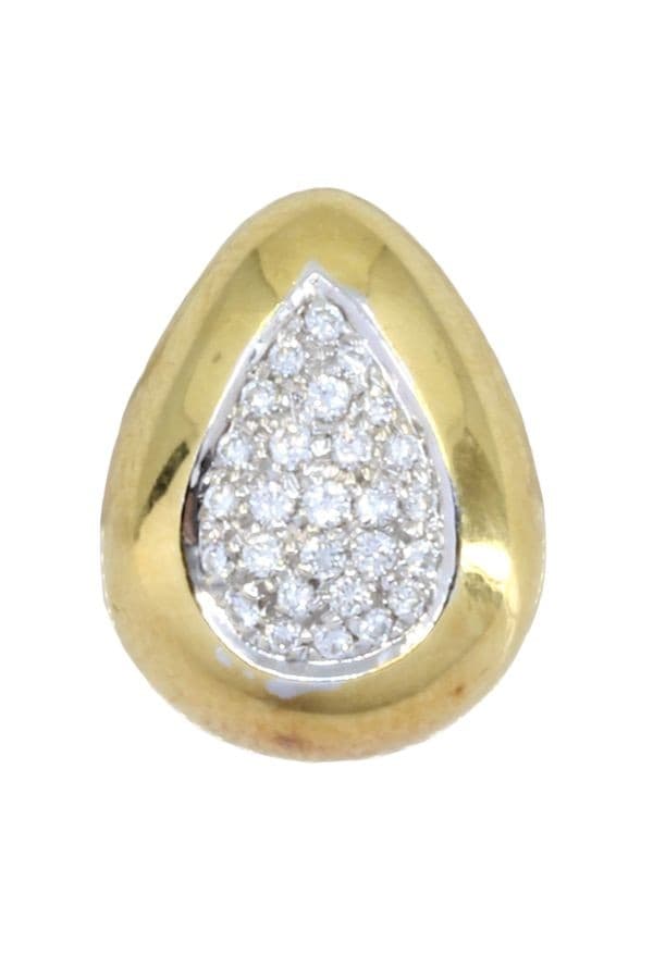 PENDENTIF ŒUF DIAMANTS — vue 1