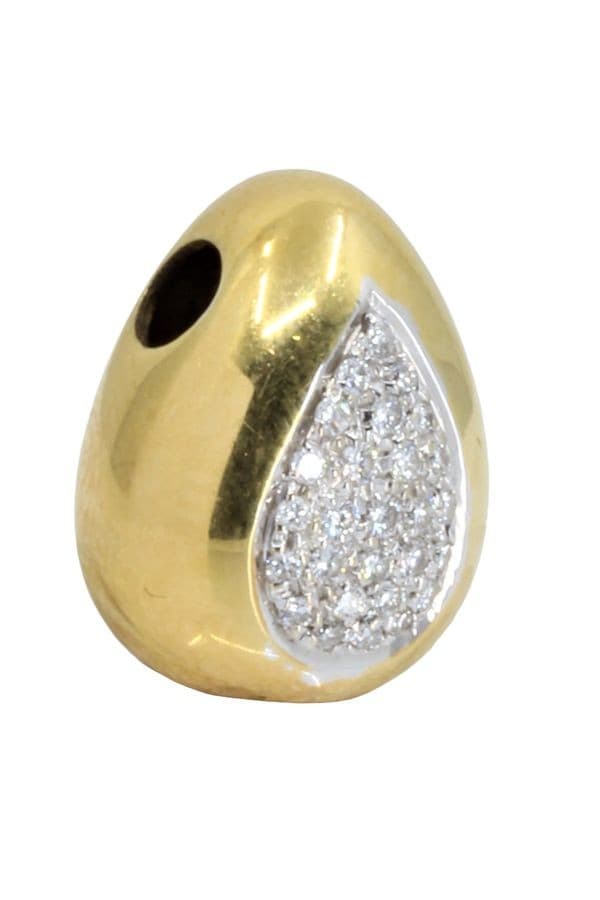 PENDENTIF ŒUF DIAMANTS — vue 3