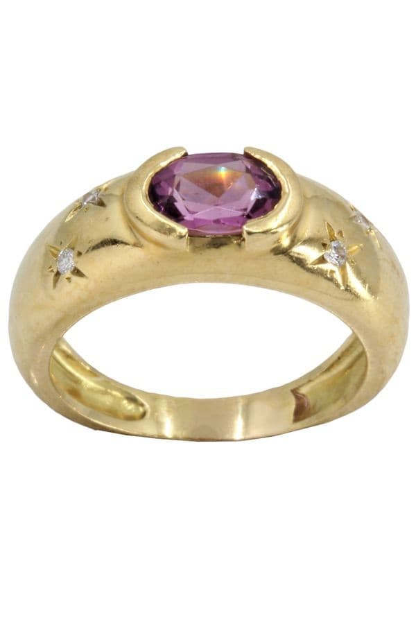 BAGUE JONC TOURMALINE — vue 1