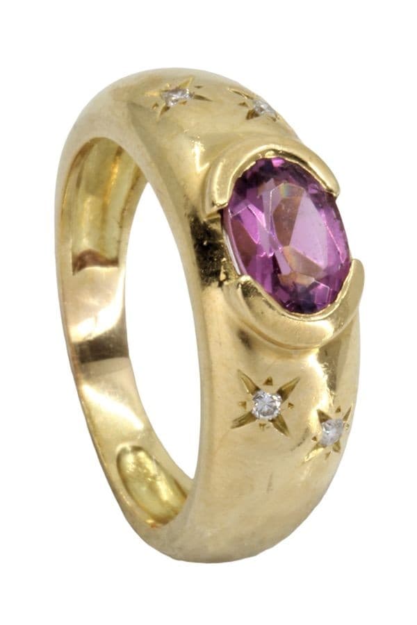 BAGUE JONC TOURMALINE — vue 5