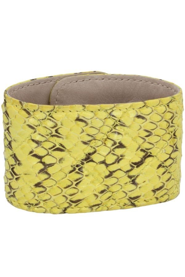 BRACELET CHANEL PYTHON — vue 4