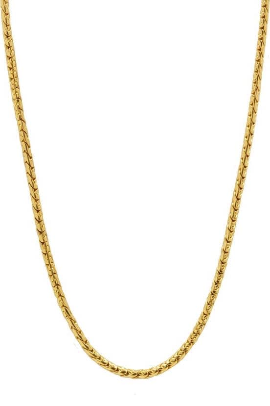 COLLIER MAILLE SERPENTINE ANCIEN — vue 1