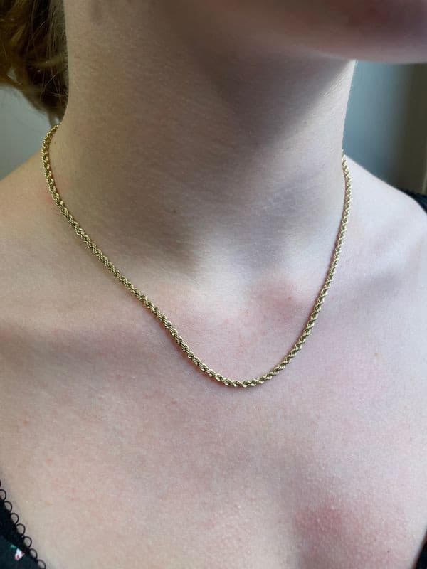 CHAINE MAILLE TORSADÉE — vue 2