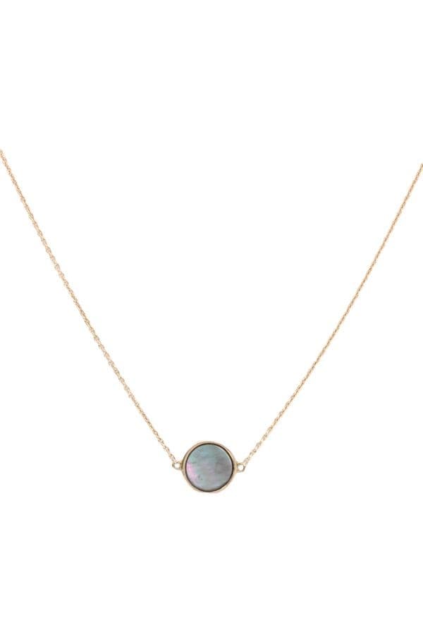 COLLIER "MINI EVER BLACK" GINETTE NY — vue 3