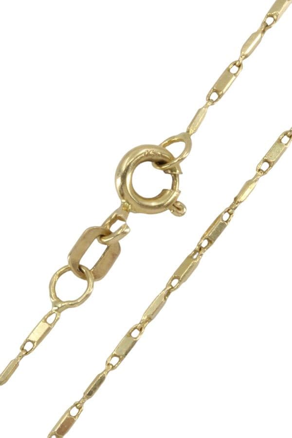 CHAINE DE CHEVILLE MAILLE FANTAISIE — vue 2