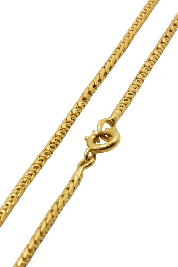 COLLIER MAILLE SERPENTINE ANCIEN — vue 3