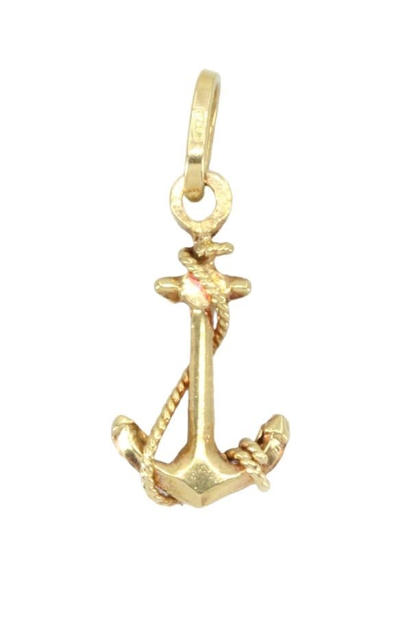 PENDENTIF ANCRE DE MARINE — vue 1