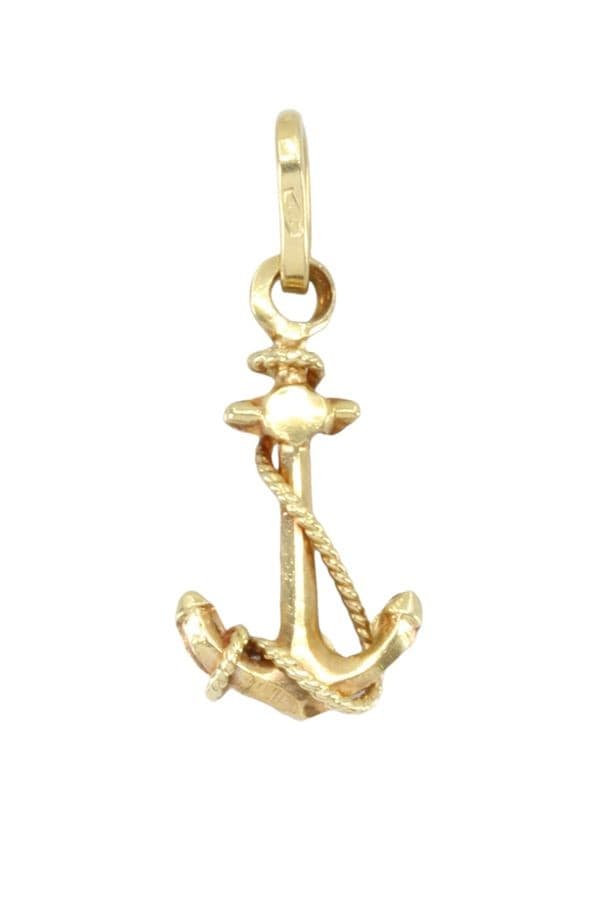 PENDENTIF ANCRE DE MARINE — vue 3