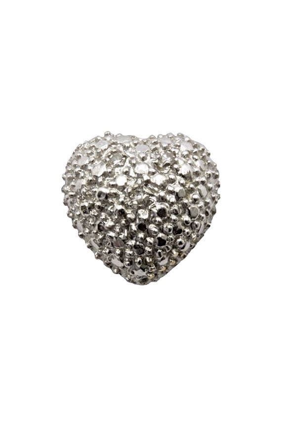 PENDENTIF COEUR DIAMANTÉ — vue 1