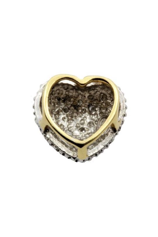 PENDENTIF COEUR DIAMANTÉ — vue 2