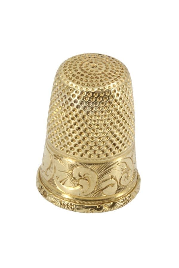 NECESSAIRE A COUTURE OR ET IVOIRE — vue 5