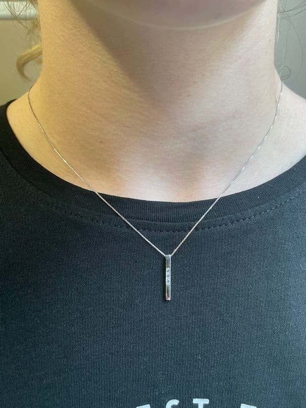 COLLIER MODERNE TOPAZES — vue 2