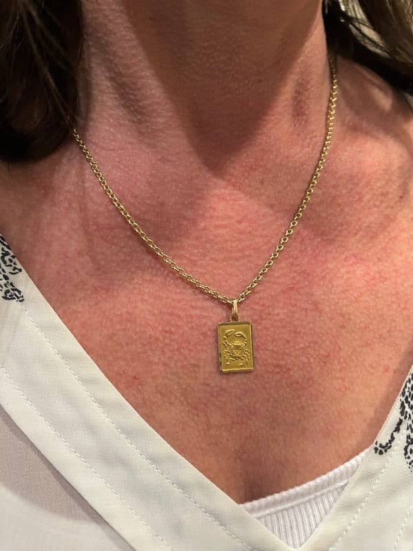 PENDENTIF SIGNE CANCER — vue 2