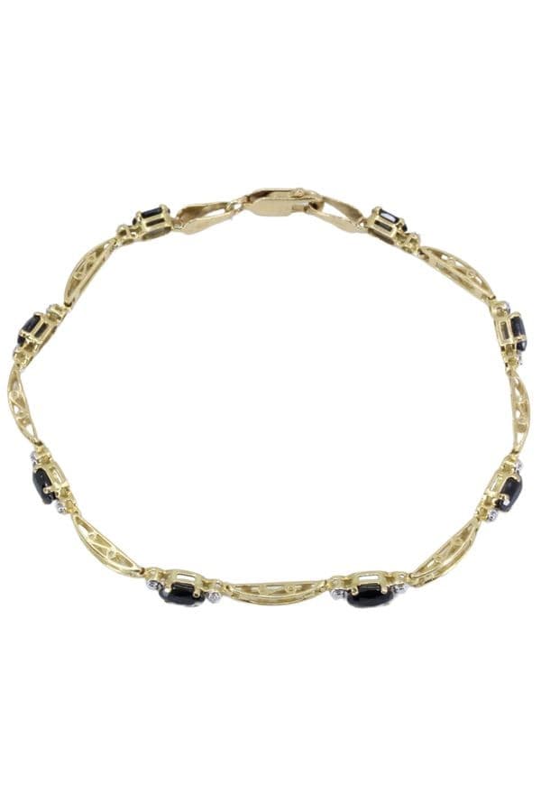 BRACELET MODERNE SAPHIRS — vue 4