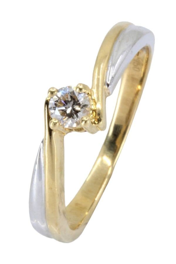SOLITAIRE DIAMANT 0.15 CARAT — vue 4