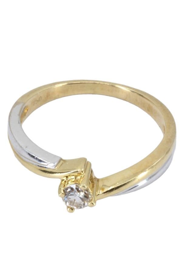 SOLITAIRE DIAMANT 0.15 CARAT — vue 3