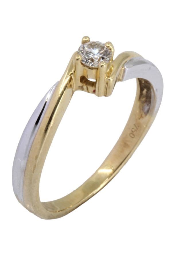 SOLITAIRE DIAMANT 0.15 CARAT — vue 5