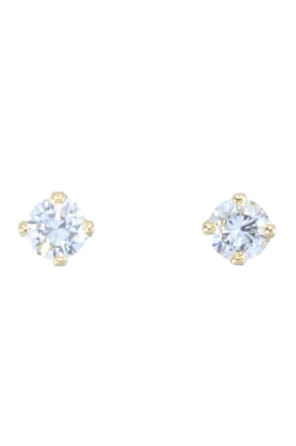 BOUCLES D'OREILLES CLOUS DIAMANTS 0.27 CARAT — vue 1