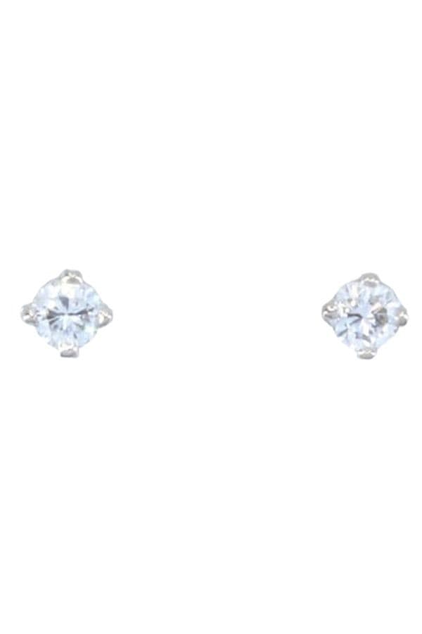 BOUCLES D'OREILLES CLOUS DIAMANTS 0.10 CARAT — vue 1