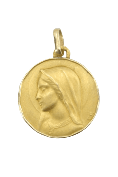 MÉDAILLE ANCIENNE VIERGE — vue 1