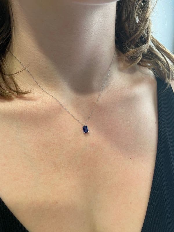 COLLIER SAPHIR PRISONNIER — vue 2