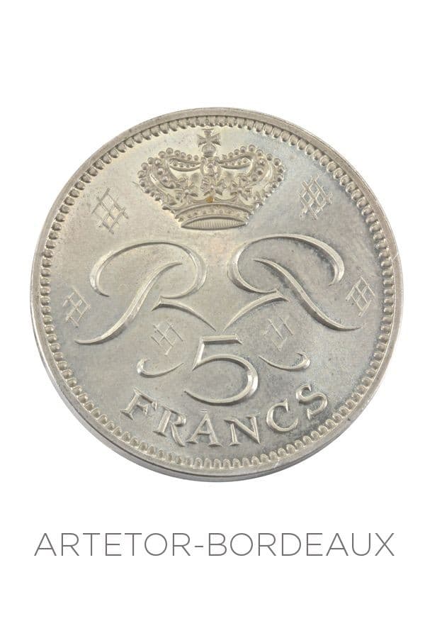 5 FRANCS PIEDFORT RAINIER III — vue 3