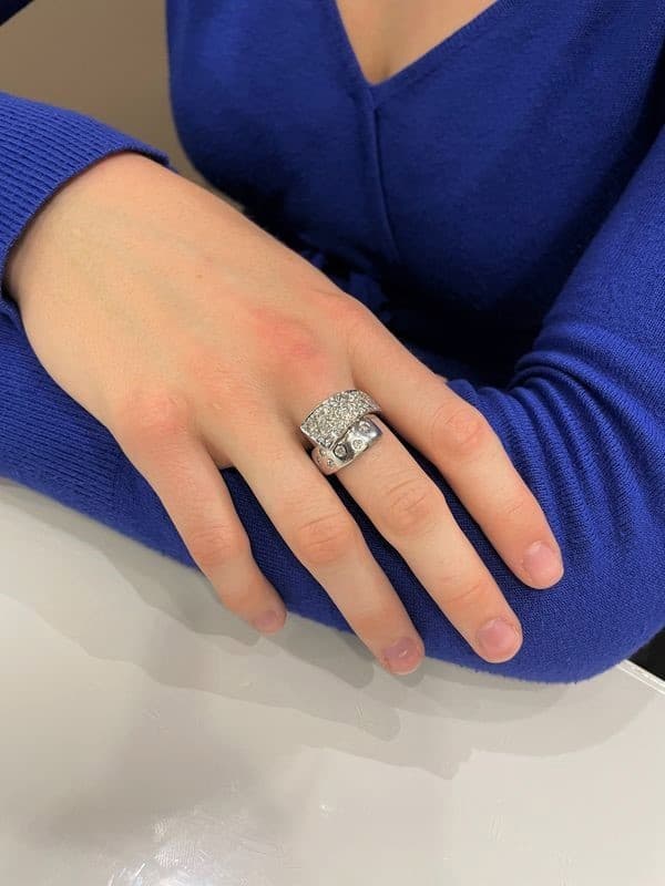 BAGUE DE CRÉATEUR DIAMANTS — vue 2