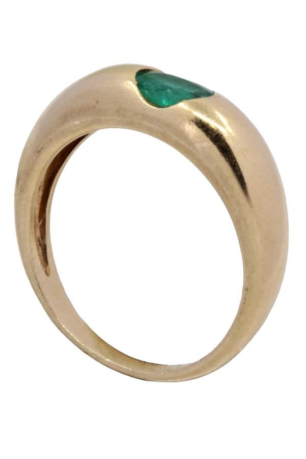 BAGUE JONC ÉMERAUDE — vue 6