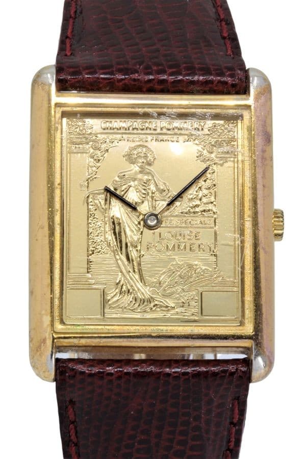 MONTRE TANK CHAMPAGNE POMMERY — vue 1