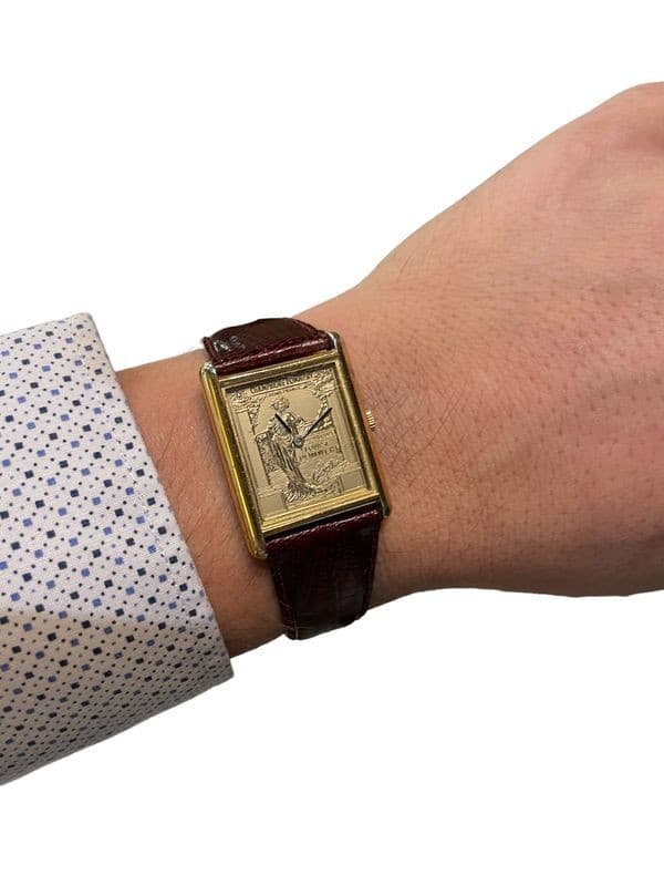 MONTRE TANK CHAMPAGNE POMMERY — vue 2