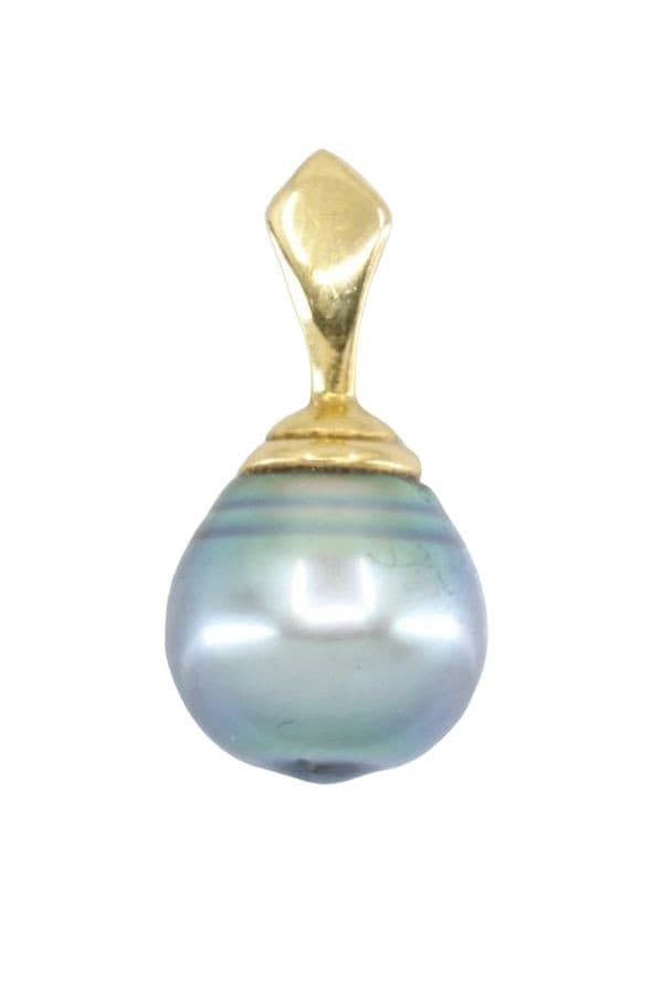 PENDENTIF MODERNE PERLE DE TAHITI — vue 1