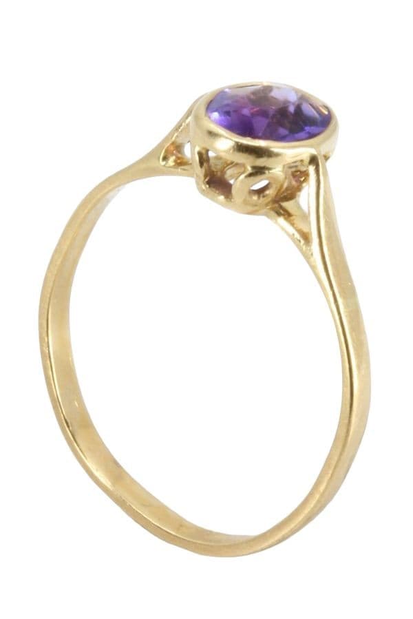 BAGUE MODERNE AMÉTHYSTE — vue 6
