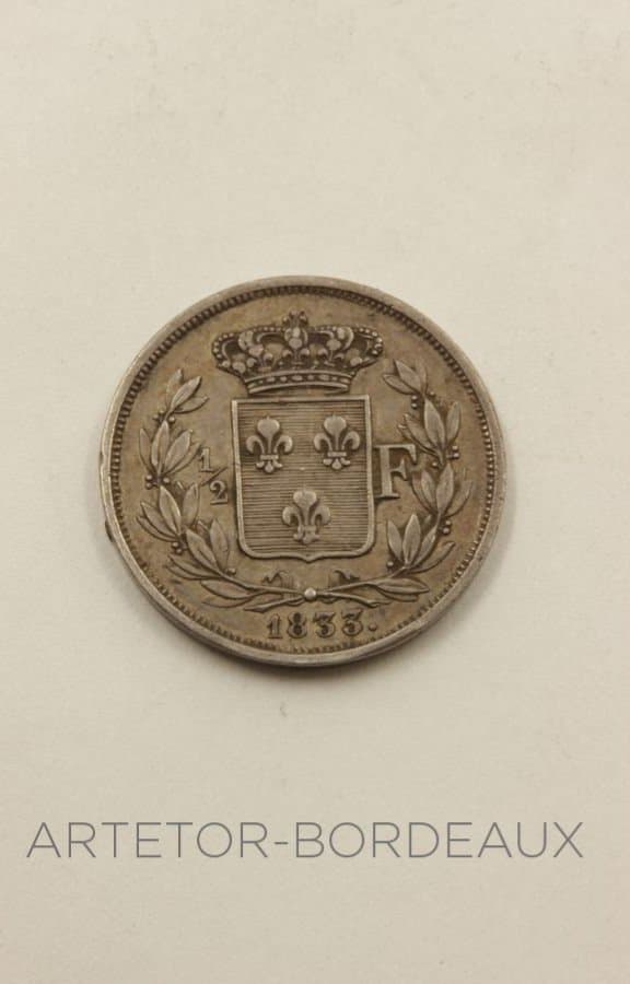 Demi franc - Henri V — vue 2