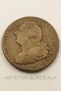 2 sols français - Louis XVI — vue 1