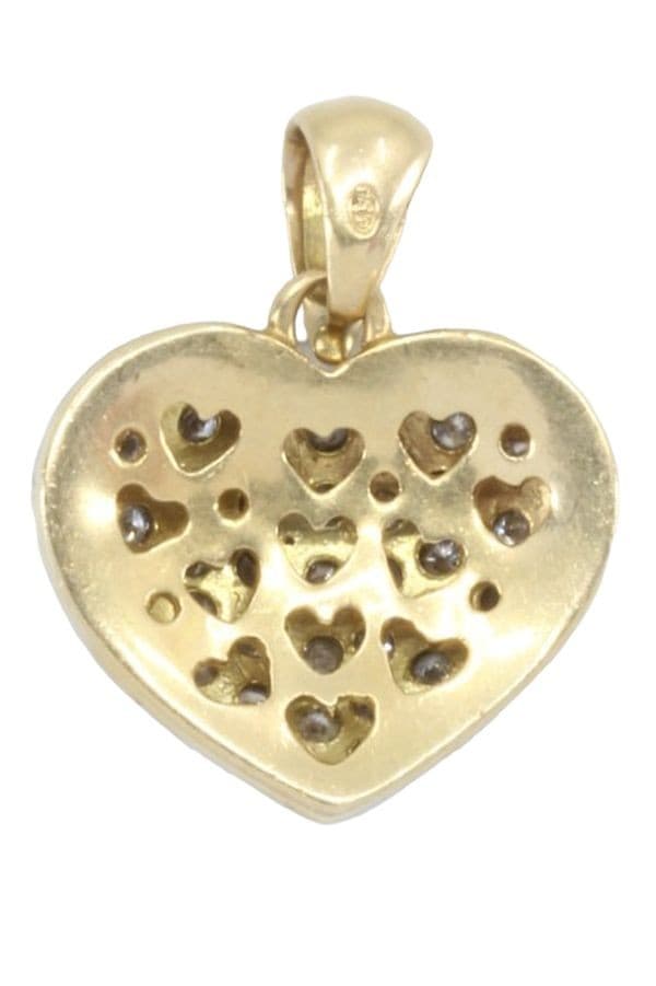 PENDENTIF MODERNE COEUR — vue 3